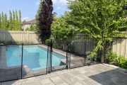 pool fence Lake shore Woods